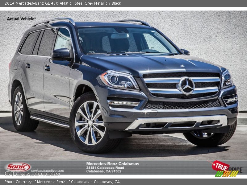 Steel Grey Metallic / Black 2014 Mercedes-Benz GL 450 4Matic