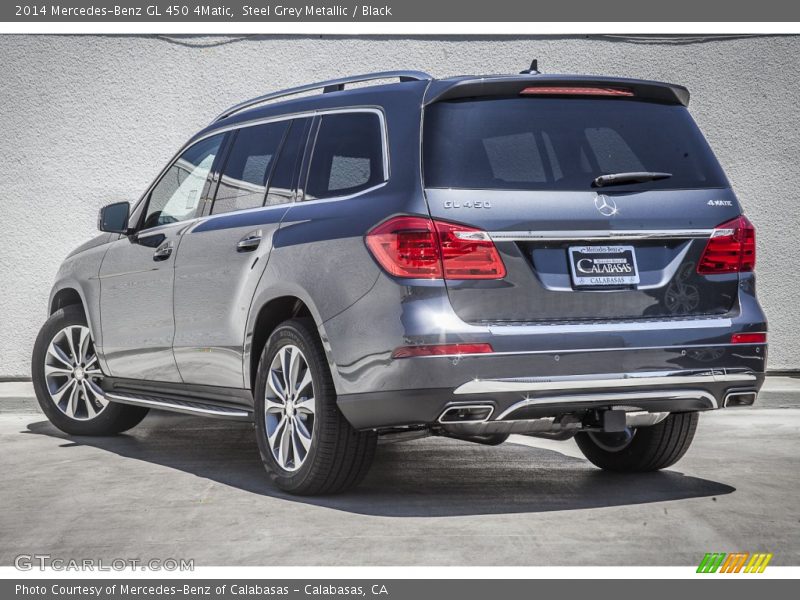 Steel Grey Metallic / Black 2014 Mercedes-Benz GL 450 4Matic