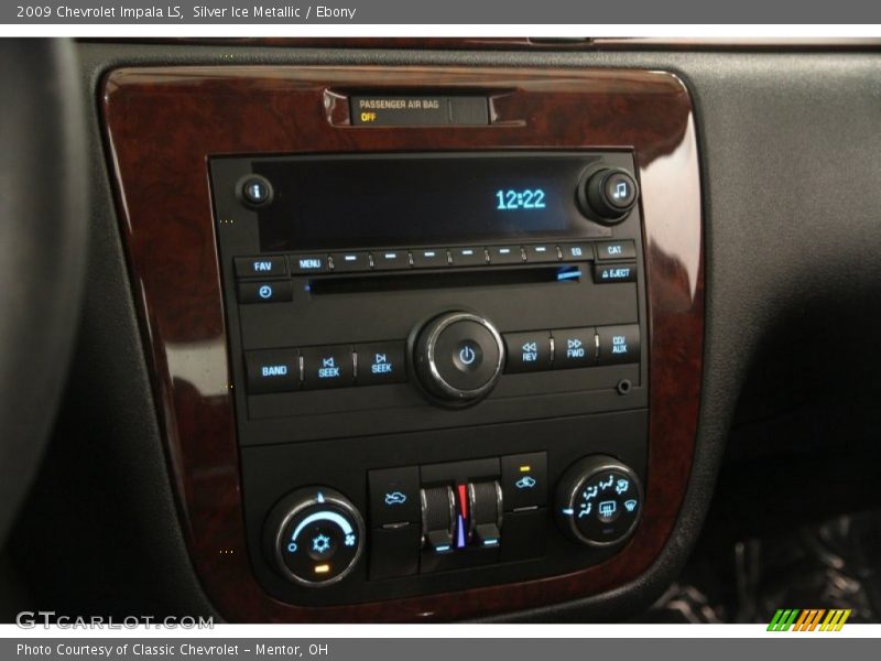 Silver Ice Metallic / Ebony 2009 Chevrolet Impala LS