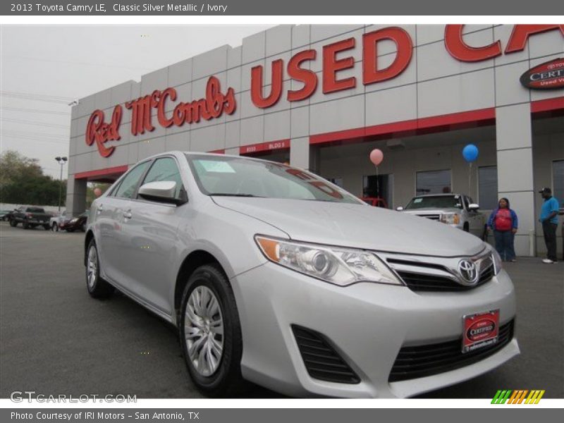 Classic Silver Metallic / Ivory 2013 Toyota Camry LE