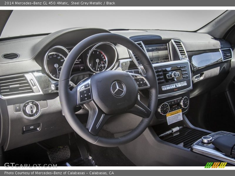 Steel Grey Metallic / Black 2014 Mercedes-Benz GL 450 4Matic