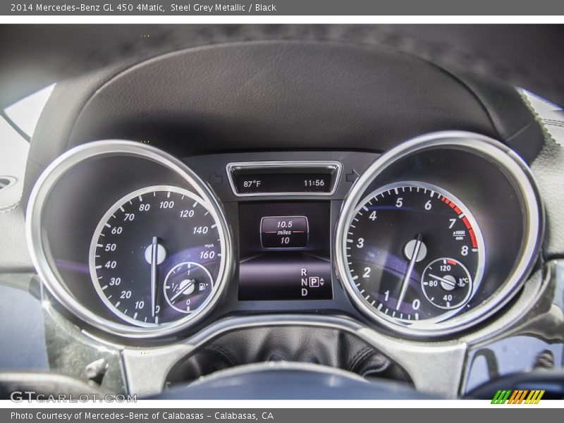 Steel Grey Metallic / Black 2014 Mercedes-Benz GL 450 4Matic