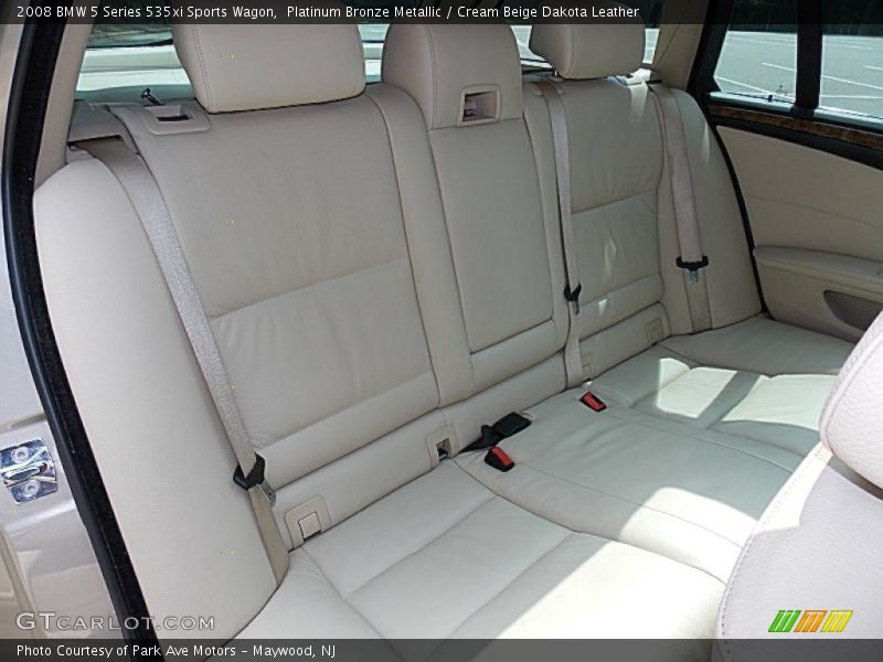 Platinum Bronze Metallic / Cream Beige Dakota Leather 2008 BMW 5 Series 535xi Sports Wagon