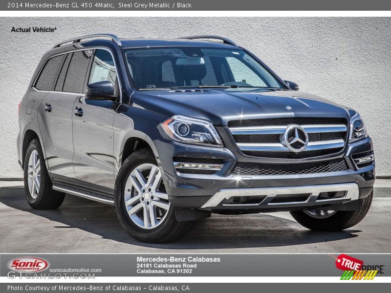 Steel Grey Metallic / Black 2014 Mercedes-Benz GL 450 4Matic