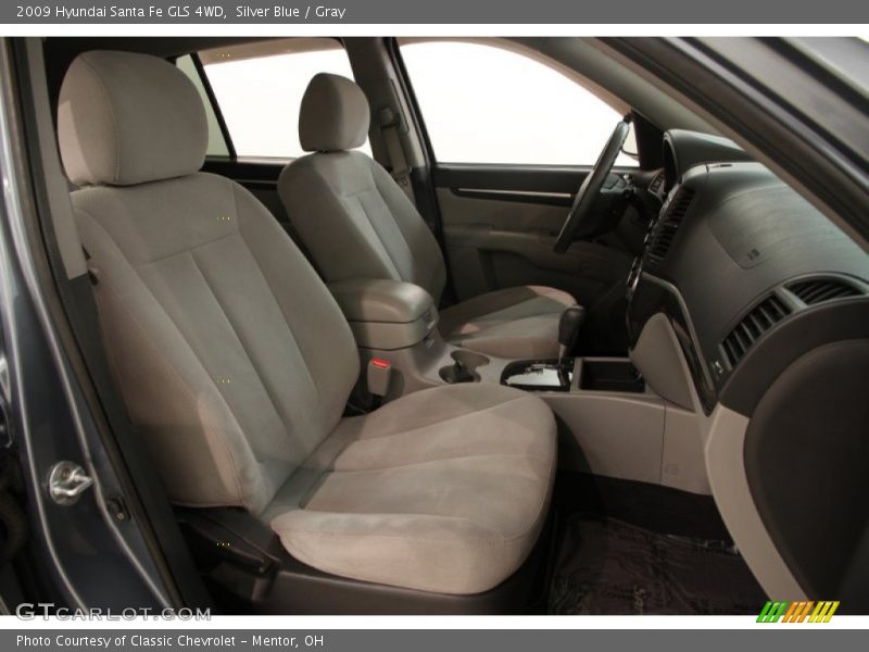 Silver Blue / Gray 2009 Hyundai Santa Fe GLS 4WD