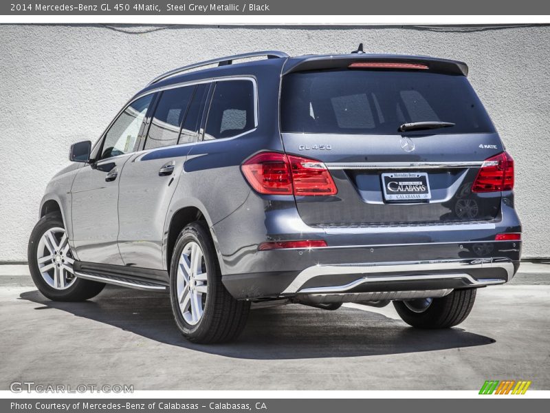 Steel Grey Metallic / Black 2014 Mercedes-Benz GL 450 4Matic