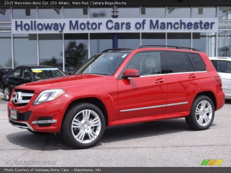 Mars Red / Sahara Beige/Mocha 2015 Mercedes-Benz GLK 350 4Matic