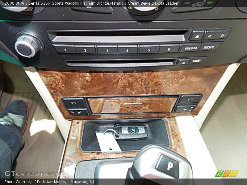 Platinum Bronze Metallic / Cream Beige Dakota Leather 2008 BMW 5 Series 535xi Sports Wagon