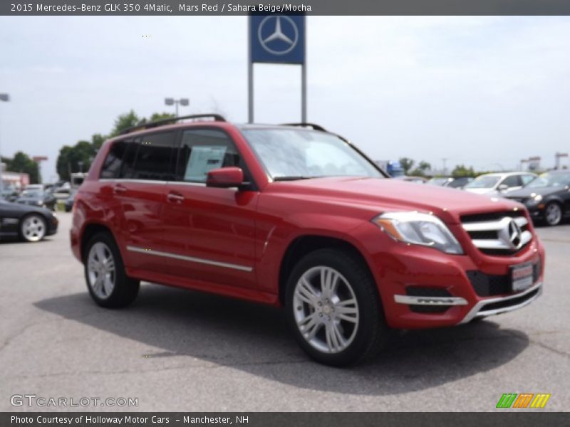 Mars Red / Sahara Beige/Mocha 2015 Mercedes-Benz GLK 350 4Matic