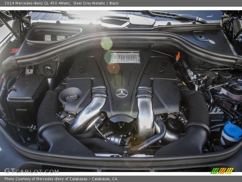 Steel Grey Metallic / Black 2014 Mercedes-Benz GL 450 4Matic