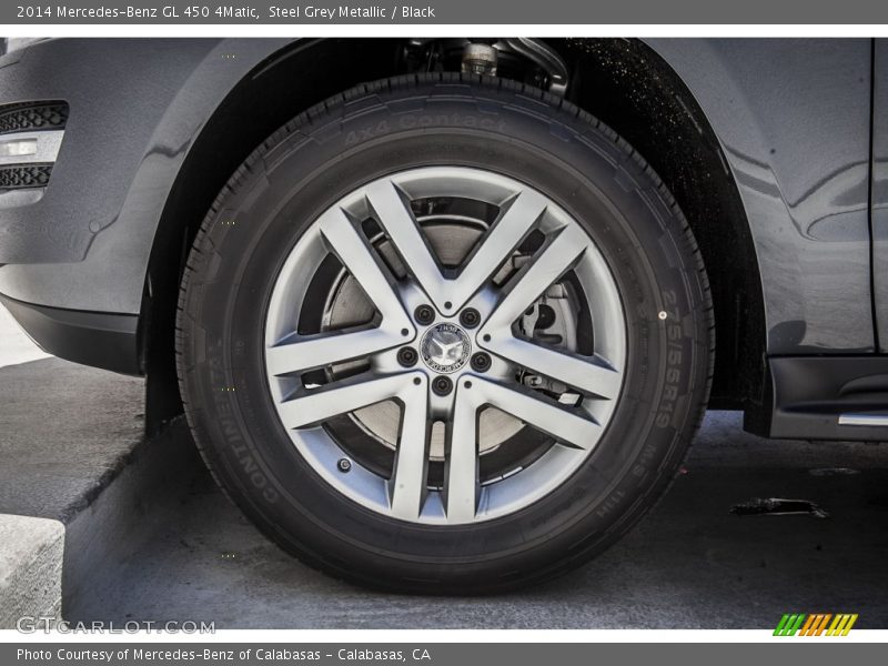 Steel Grey Metallic / Black 2014 Mercedes-Benz GL 450 4Matic