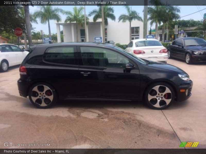 Deep Black Metallic / Titan Black 2011 Volkswagen GTI 2 Door Autobahn Edition
