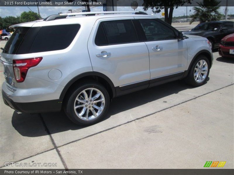 Ingot Silver / Charcoal Black 2015 Ford Explorer Limited