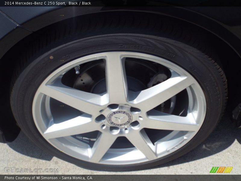 Black / Black 2014 Mercedes-Benz C 250 Sport