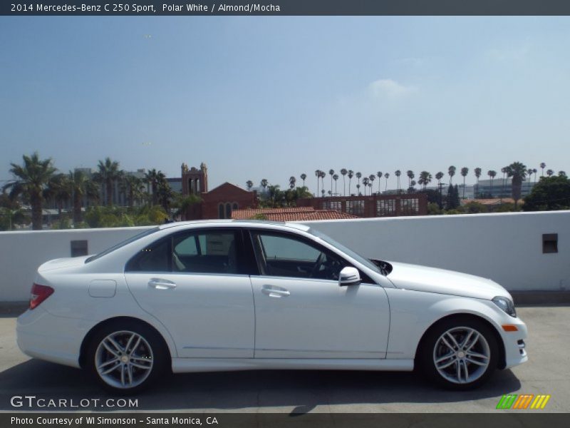 Polar White / Almond/Mocha 2014 Mercedes-Benz C 250 Sport