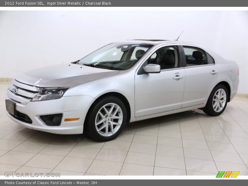 Ingot Silver Metallic / Charcoal Black 2012 Ford Fusion SEL