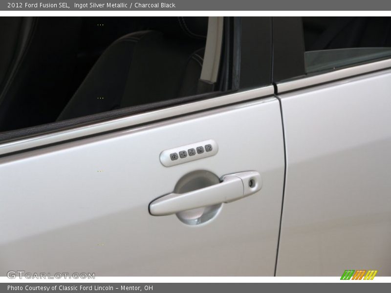 Ingot Silver Metallic / Charcoal Black 2012 Ford Fusion SEL
