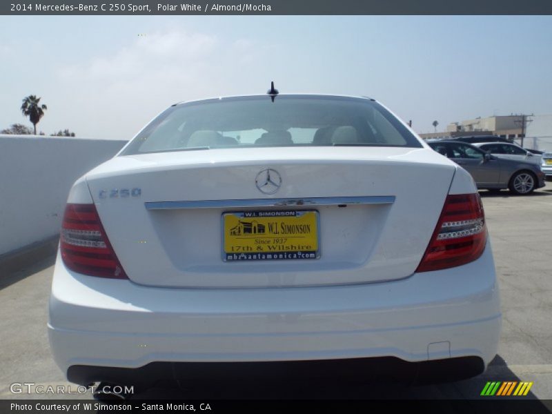 Polar White / Almond/Mocha 2014 Mercedes-Benz C 250 Sport