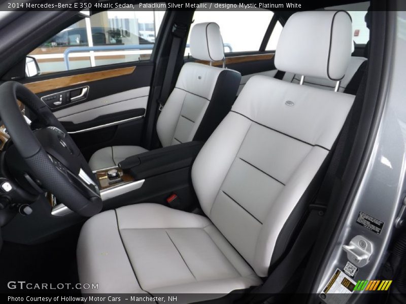 Front Seat of 2014 E 350 4Matic Sedan
