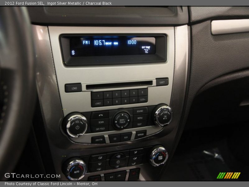 Ingot Silver Metallic / Charcoal Black 2012 Ford Fusion SEL