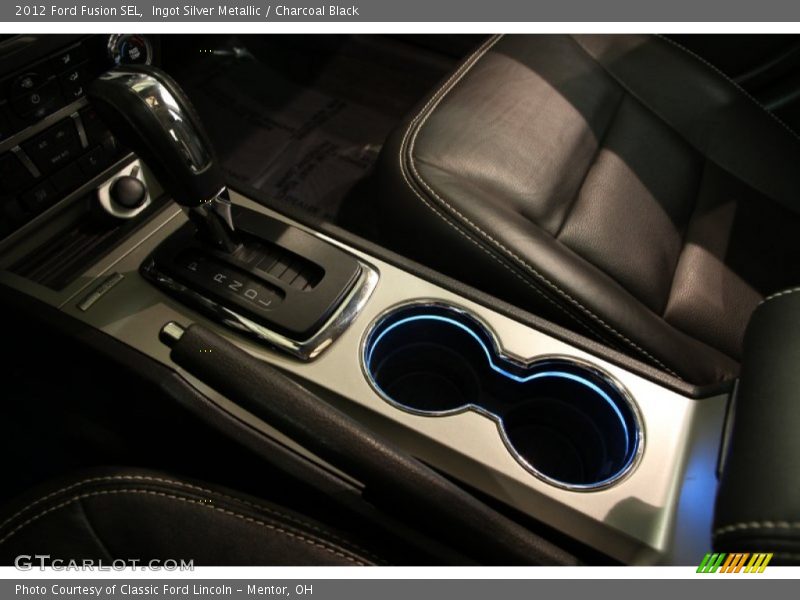 Ingot Silver Metallic / Charcoal Black 2012 Ford Fusion SEL