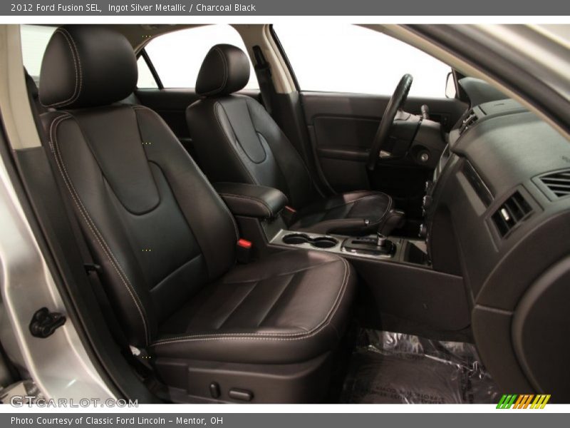 Ingot Silver Metallic / Charcoal Black 2012 Ford Fusion SEL