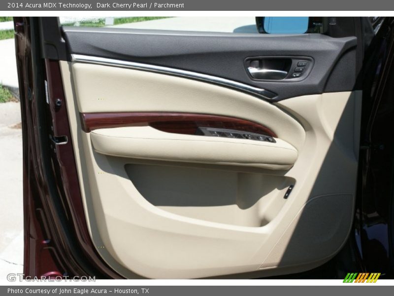 Dark Cherry Pearl / Parchment 2014 Acura MDX Technology