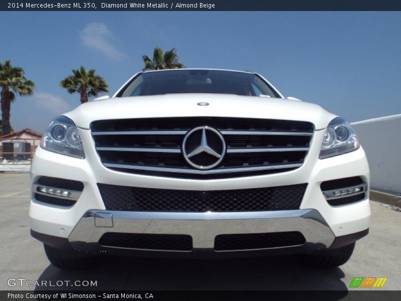 Diamond White Metallic / Almond Beige 2014 Mercedes-Benz ML 350