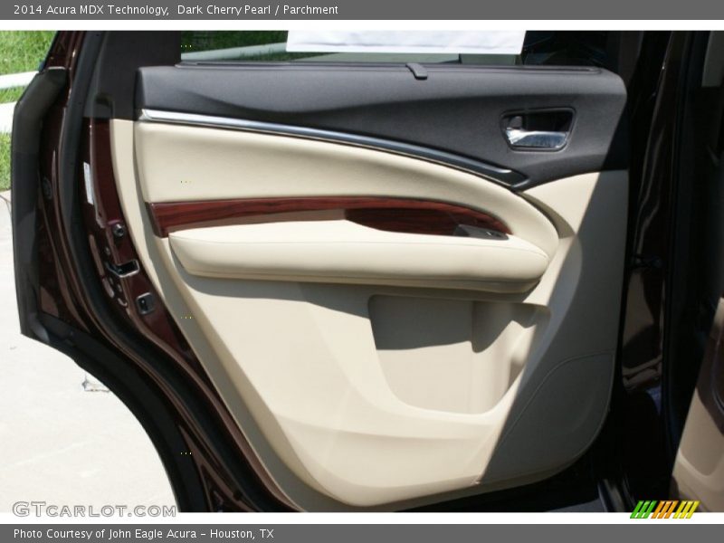 Dark Cherry Pearl / Parchment 2014 Acura MDX Technology