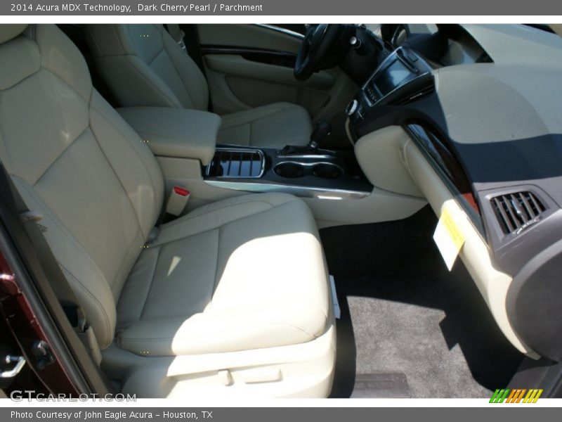 Dark Cherry Pearl / Parchment 2014 Acura MDX Technology