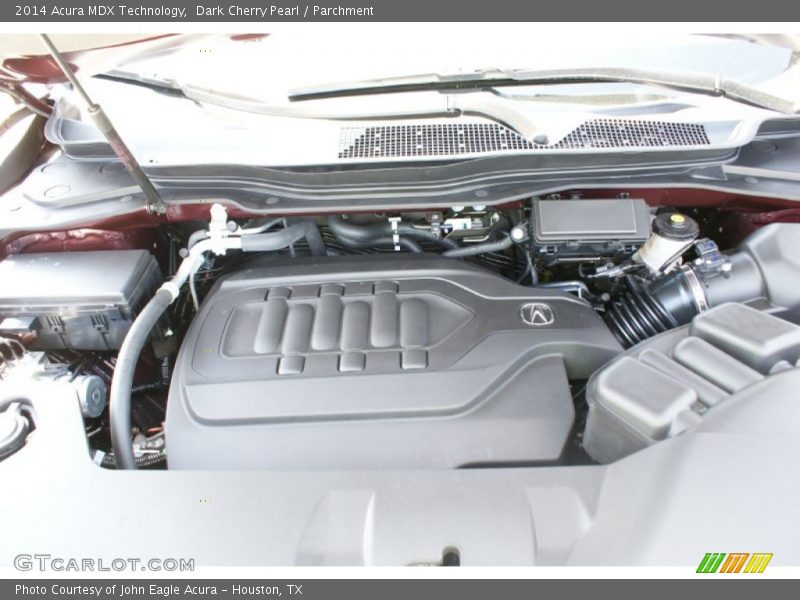 Dark Cherry Pearl / Parchment 2014 Acura MDX Technology