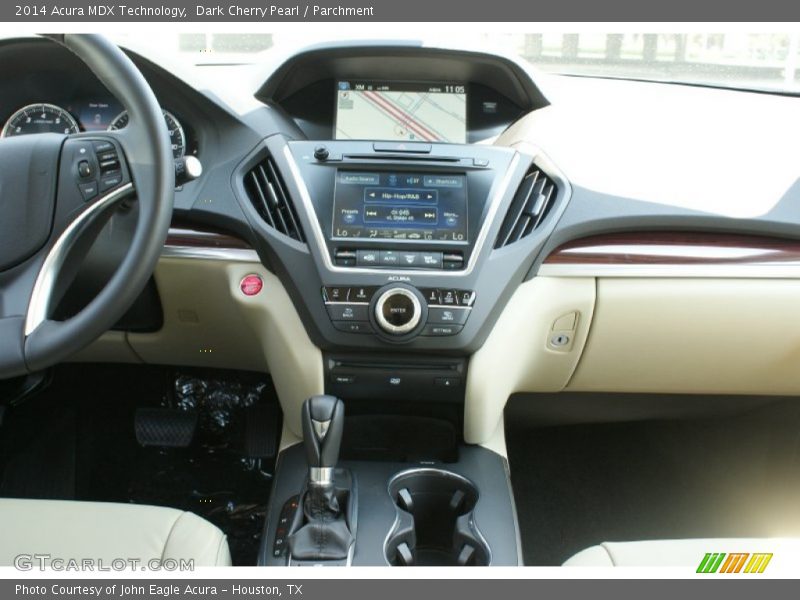 Dark Cherry Pearl / Parchment 2014 Acura MDX Technology