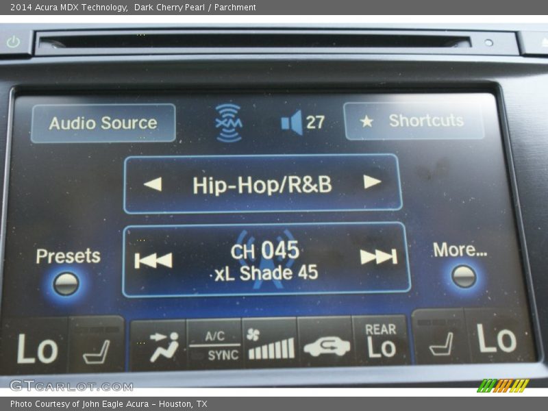 Dark Cherry Pearl / Parchment 2014 Acura MDX Technology