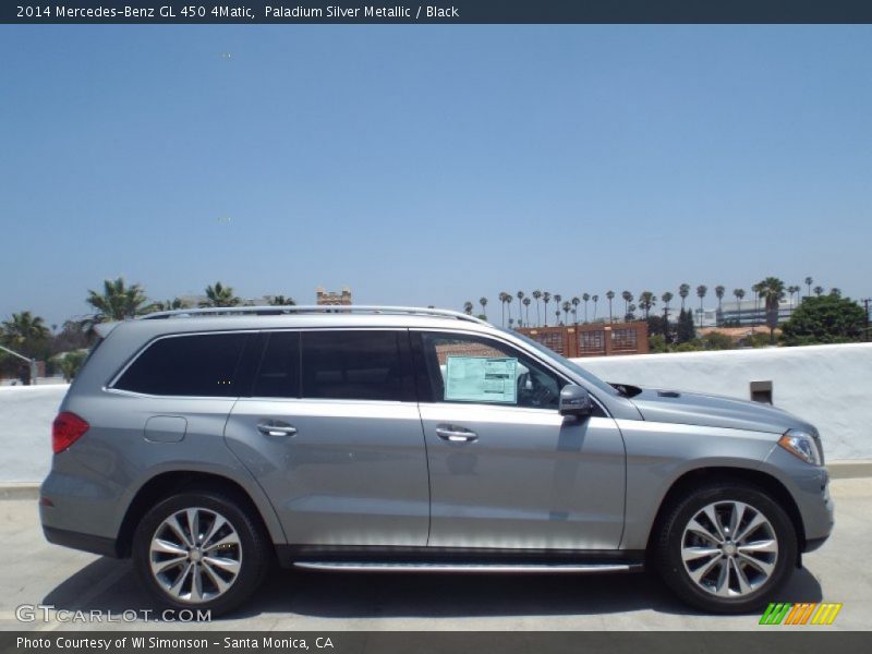 Paladium Silver Metallic / Black 2014 Mercedes-Benz GL 450 4Matic