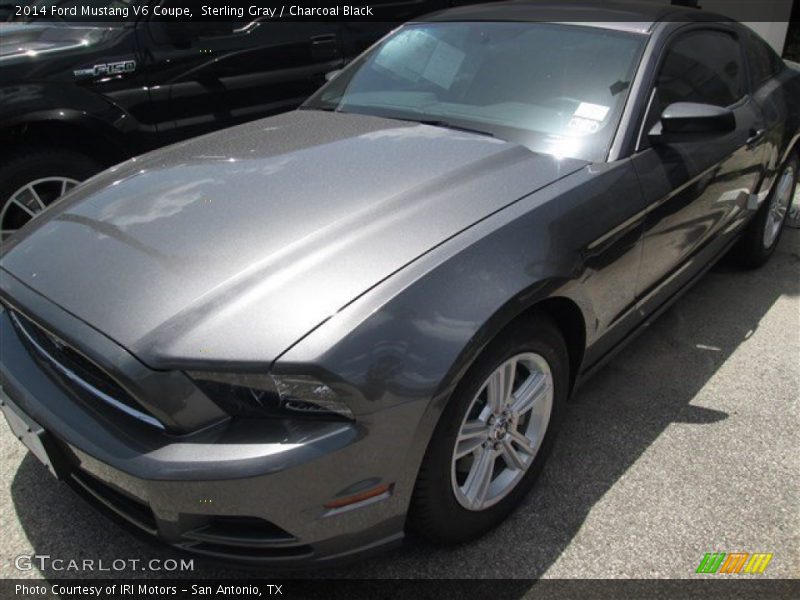 Sterling Gray / Charcoal Black 2014 Ford Mustang V6 Coupe