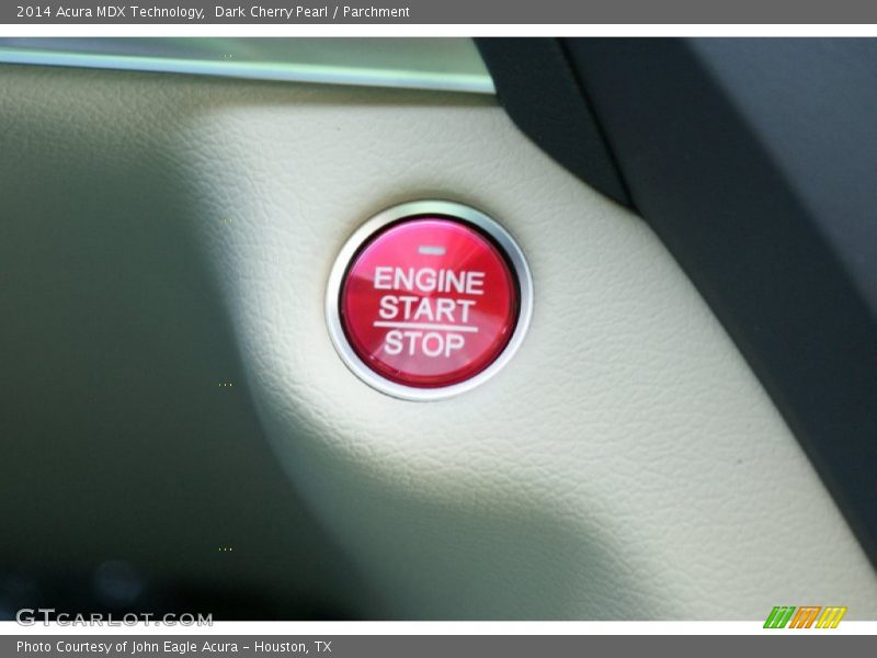 Dark Cherry Pearl / Parchment 2014 Acura MDX Technology