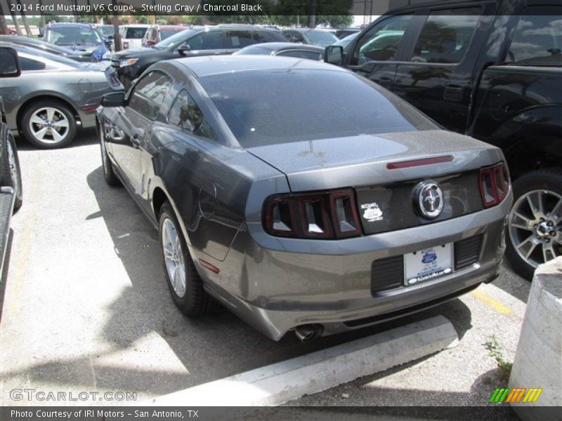 Sterling Gray / Charcoal Black 2014 Ford Mustang V6 Coupe