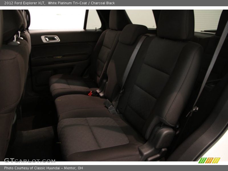 White Platinum Tri-Coat / Charcoal Black 2012 Ford Explorer XLT
