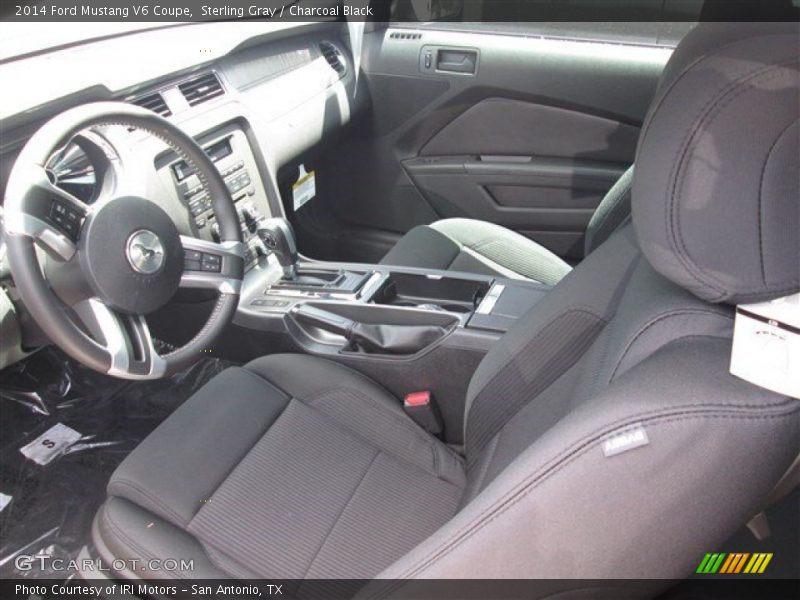 Sterling Gray / Charcoal Black 2014 Ford Mustang V6 Coupe