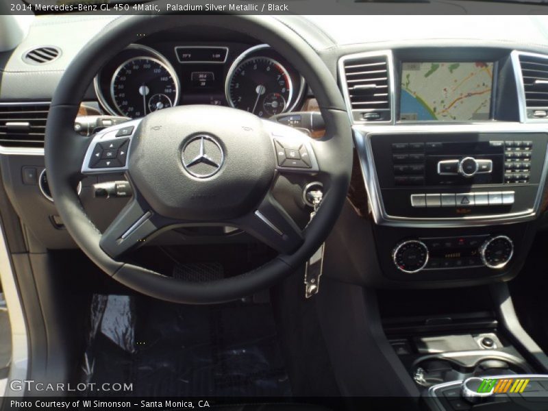 Paladium Silver Metallic / Black 2014 Mercedes-Benz GL 450 4Matic