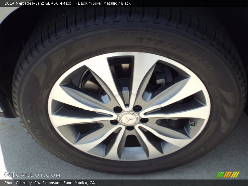 Paladium Silver Metallic / Black 2014 Mercedes-Benz GL 450 4Matic
