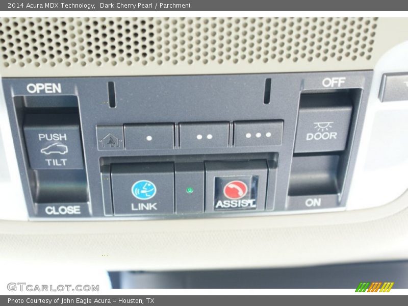 Dark Cherry Pearl / Parchment 2014 Acura MDX Technology