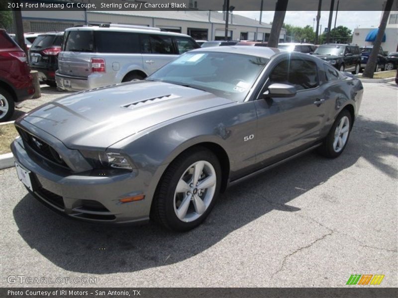 Sterling Gray / Charcoal Black 2014 Ford Mustang GT Coupe