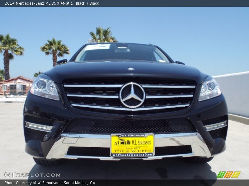 Black / Black 2014 Mercedes-Benz ML 350 4Matic