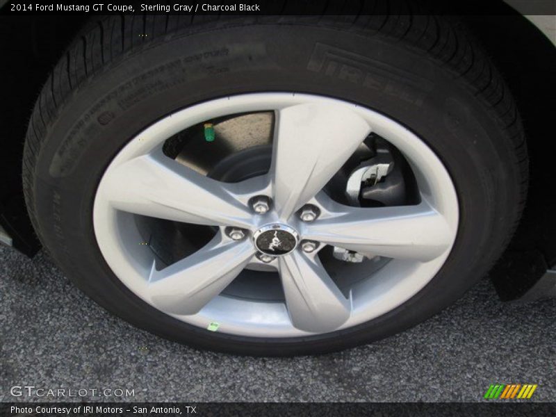 Sterling Gray / Charcoal Black 2014 Ford Mustang GT Coupe