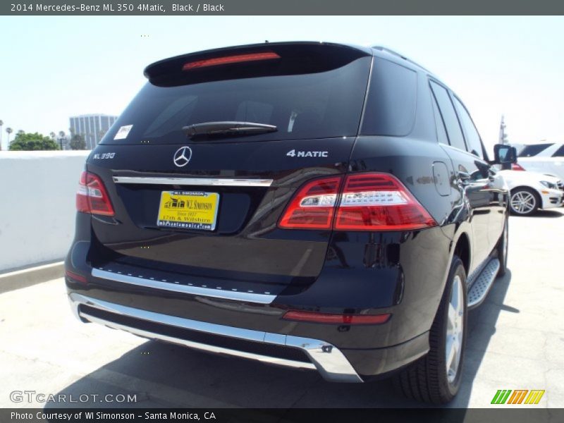 Black / Black 2014 Mercedes-Benz ML 350 4Matic