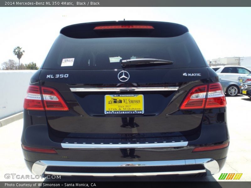 Black / Black 2014 Mercedes-Benz ML 350 4Matic