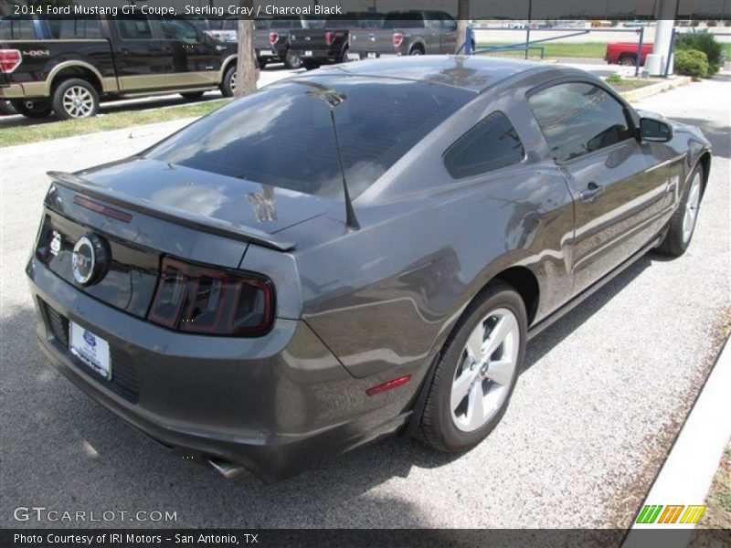Sterling Gray / Charcoal Black 2014 Ford Mustang GT Coupe
