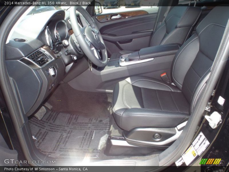 Black / Black 2014 Mercedes-Benz ML 350 4Matic