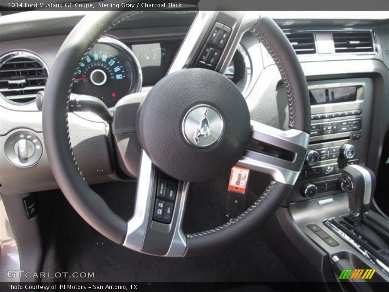 Sterling Gray / Charcoal Black 2014 Ford Mustang GT Coupe